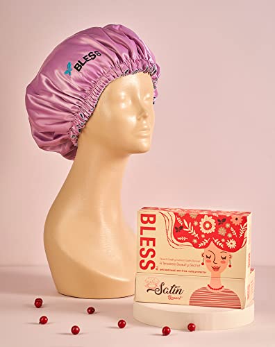 Bless Pink Satin Bonnet Multi Color