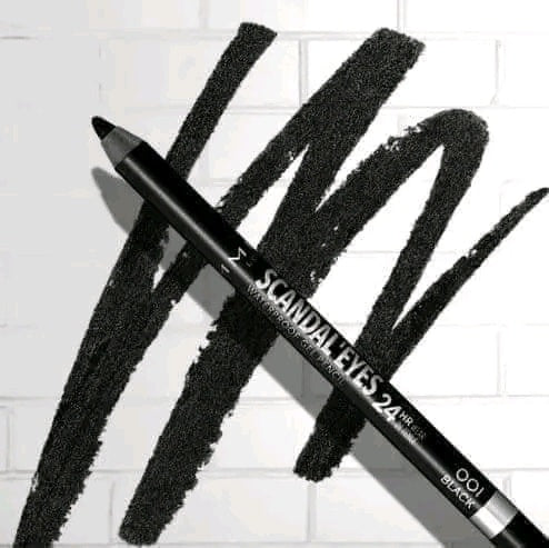 Rimmel Scandaleyes Waterproof Kohl Kajal Pencil Eyeliner, 01 Black