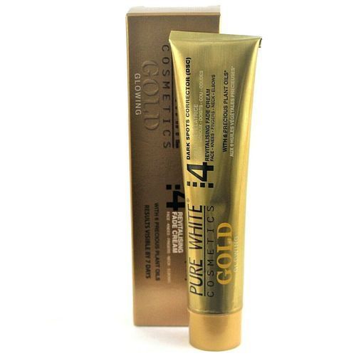 Pure White Gold Glowing Cream 4 Dark Spots Corrector Revitalising Fade Cream 40g