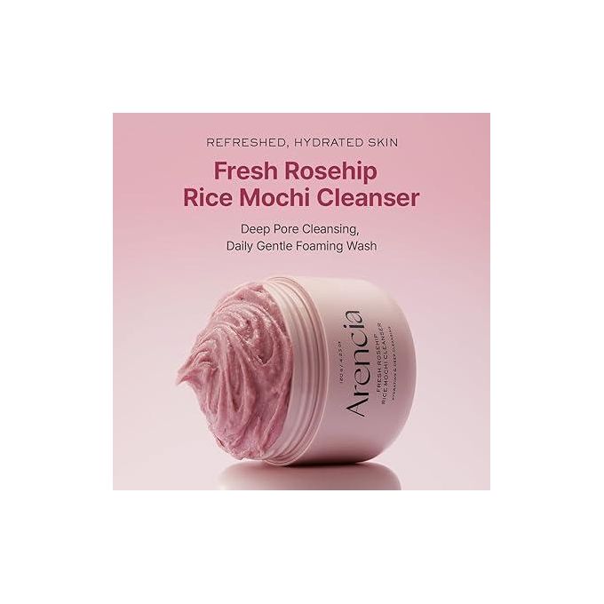 Arencia Fresh Rosehip Rice Mochi Cleanser 120g