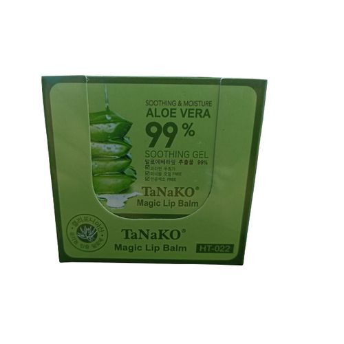 Tanako Aloe Vera Care Long Lasting Nutritious Lip Balm - 12 Pcs