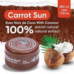 Carrot Coconut Sun Cream Maximum Browning for Your Skin 350ml