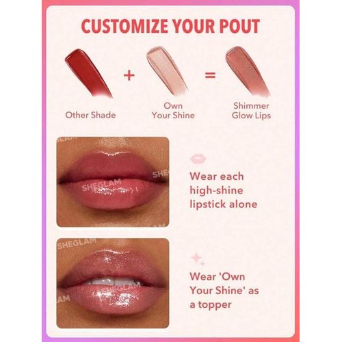 SHEGLAM Own Your Shine Mirror Kiss High-Shine Lipstick 2.9g