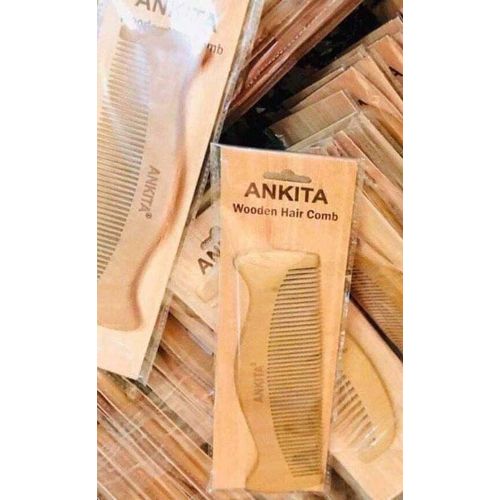 Ankita Wooden Hair Comb Tight Without Hand
