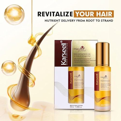 Karseell maca essence oil for body , damaged hair 50ml