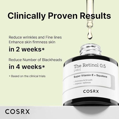 Cosrx Retinol 0.5 Vitamin E + Squalane Serum 20ml