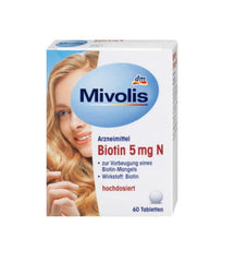 Mivolis Biotin 5 mg N 60Tablets
