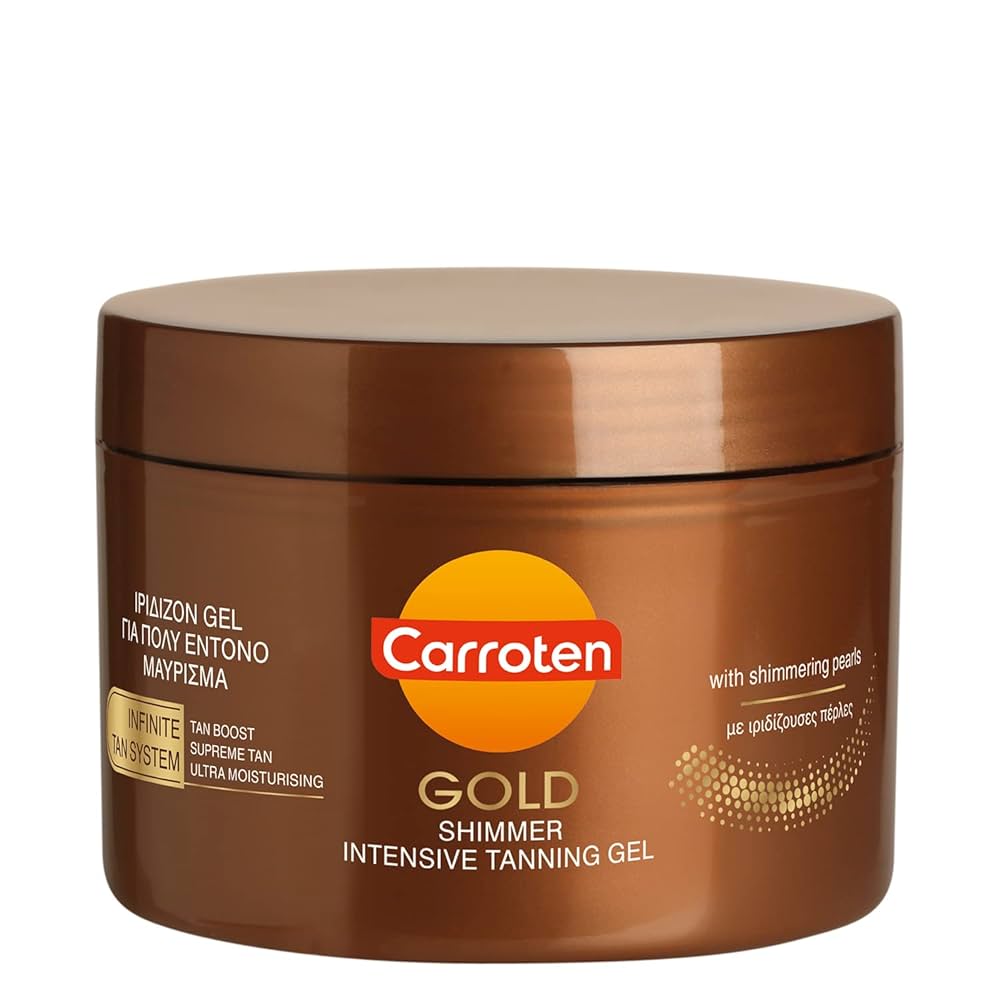 Carroten Gold Shimmer Tanning Gel - 150 Ml
