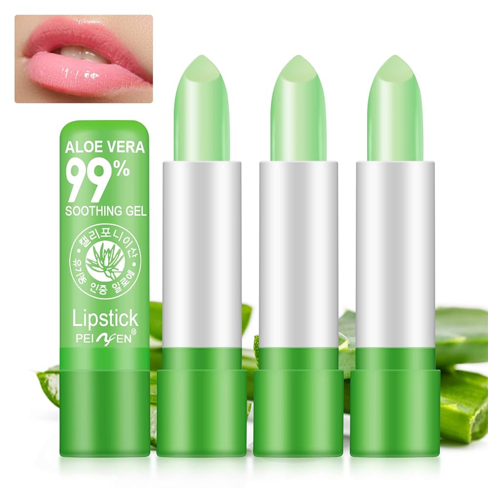 Tanako Aloe Vera Care Long Lasting Nutritious Lip Balm - 3 Pcs