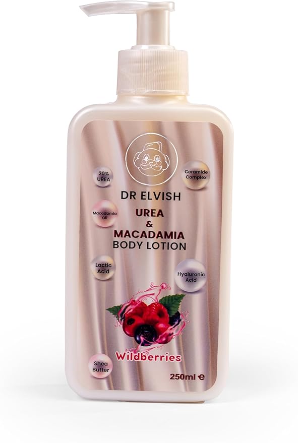 Dr Elvish Wildberries Urea & Macadamia Body Lotion 250ml