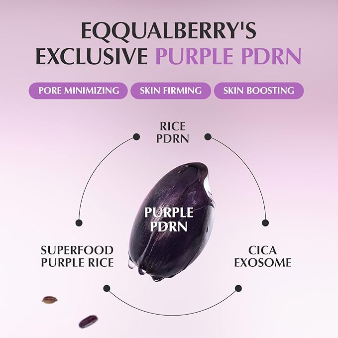 EQQUAL BERRY Purple PDRN Pore Minimizing Serum 30ml