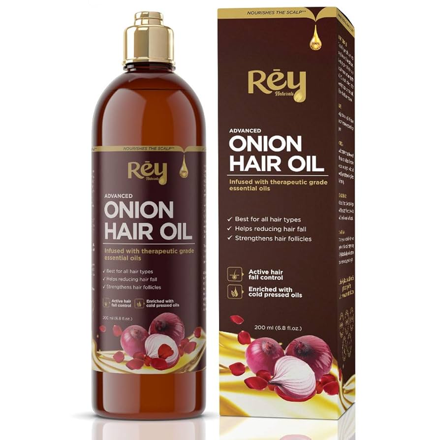 Rey Naturals Onion Hair Oil - 200ml