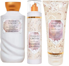 Always & Forever Fragrance Mist, Body Cream & Body Wash Gift Set - BathBody (Packaging May Vary) FULL SIZE