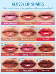 SHEGLAM Sepia Kiss Pout Perfect Shine Lip Plumper - 2g