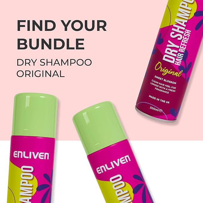 Enliven Original Sweet Blossom Dry Shampoo Hair Refresh 300ml