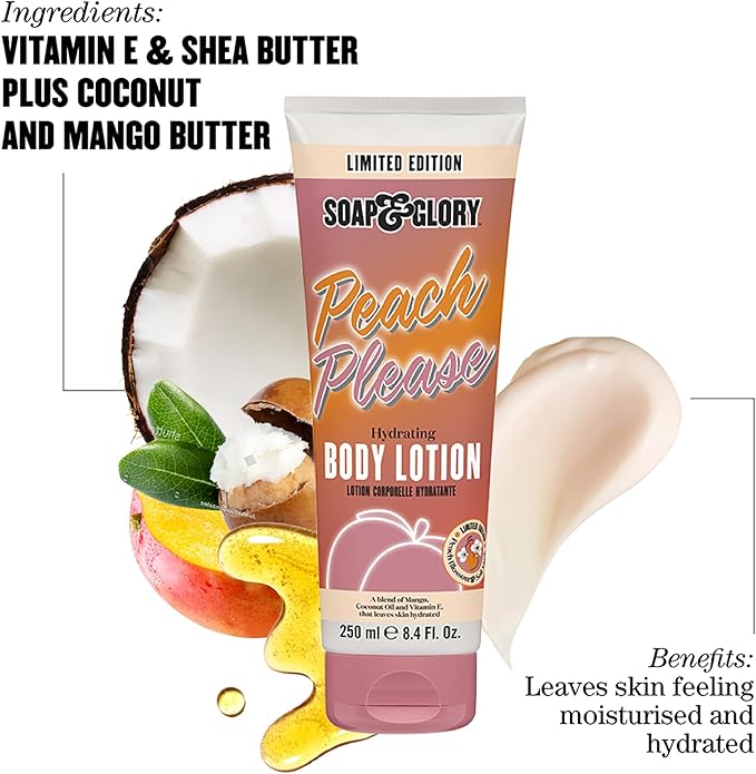 SOAP & GLORY Peach Please Hydrating Body Lotion 250ml