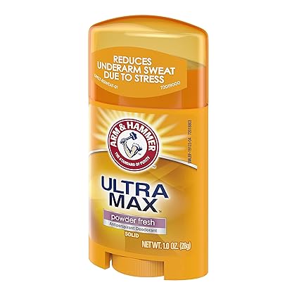 Arm & Hammer Ultra Max Powder Fresh Antiperspirant Deodorant Stick 28g