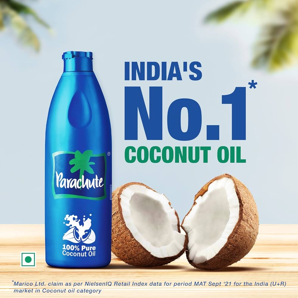 Parachute Coconut Oil - 200ml for Hair and Body Care