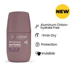 Beesline Whitening Roll On Deodorant Super Dry Powder Soft 50ml