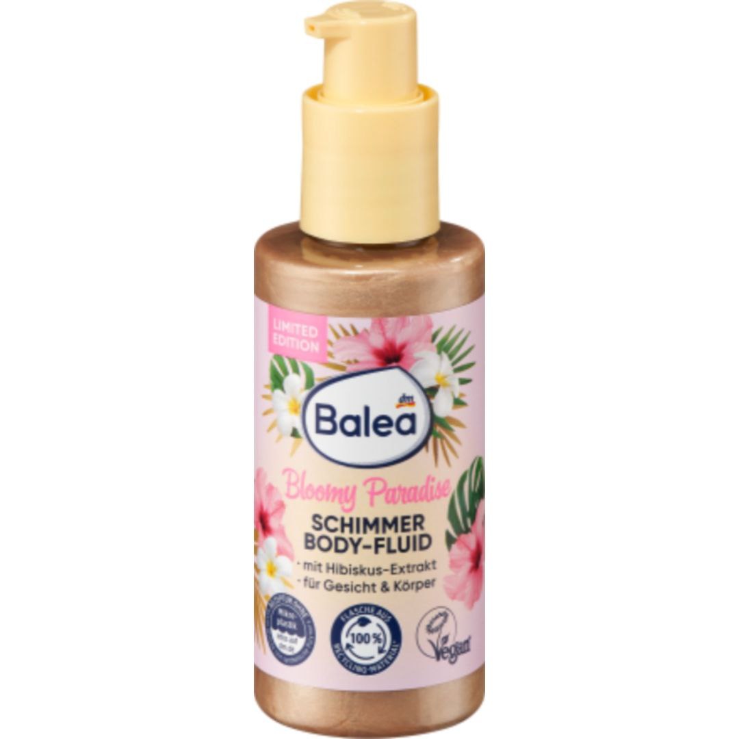 Balea Bloomy Paradise Shimmer Body Fluid 75ml