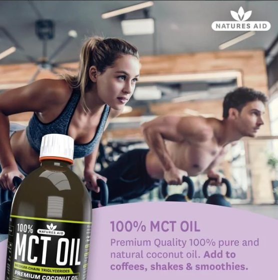 Natures Aid MCT Oil - 500ml Premium Coconut Oil