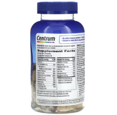 Centrum Men Multigummies Assorted Natural Fruit Flavors 170 Gummies