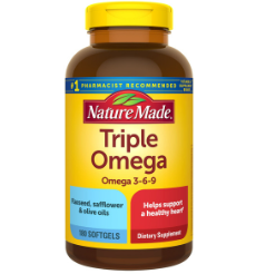 Nature Made Triple Omega 3-6-9 - 180 softgels