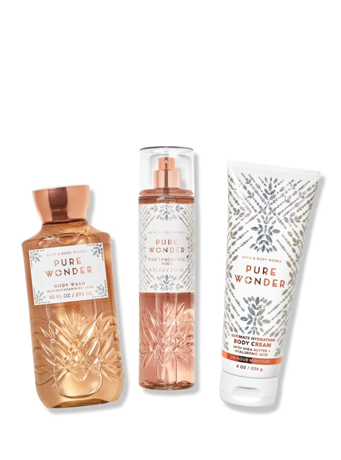 Pure Wonder Set Bath & Body Works Pure Wonder Trio Gift Set – YAX