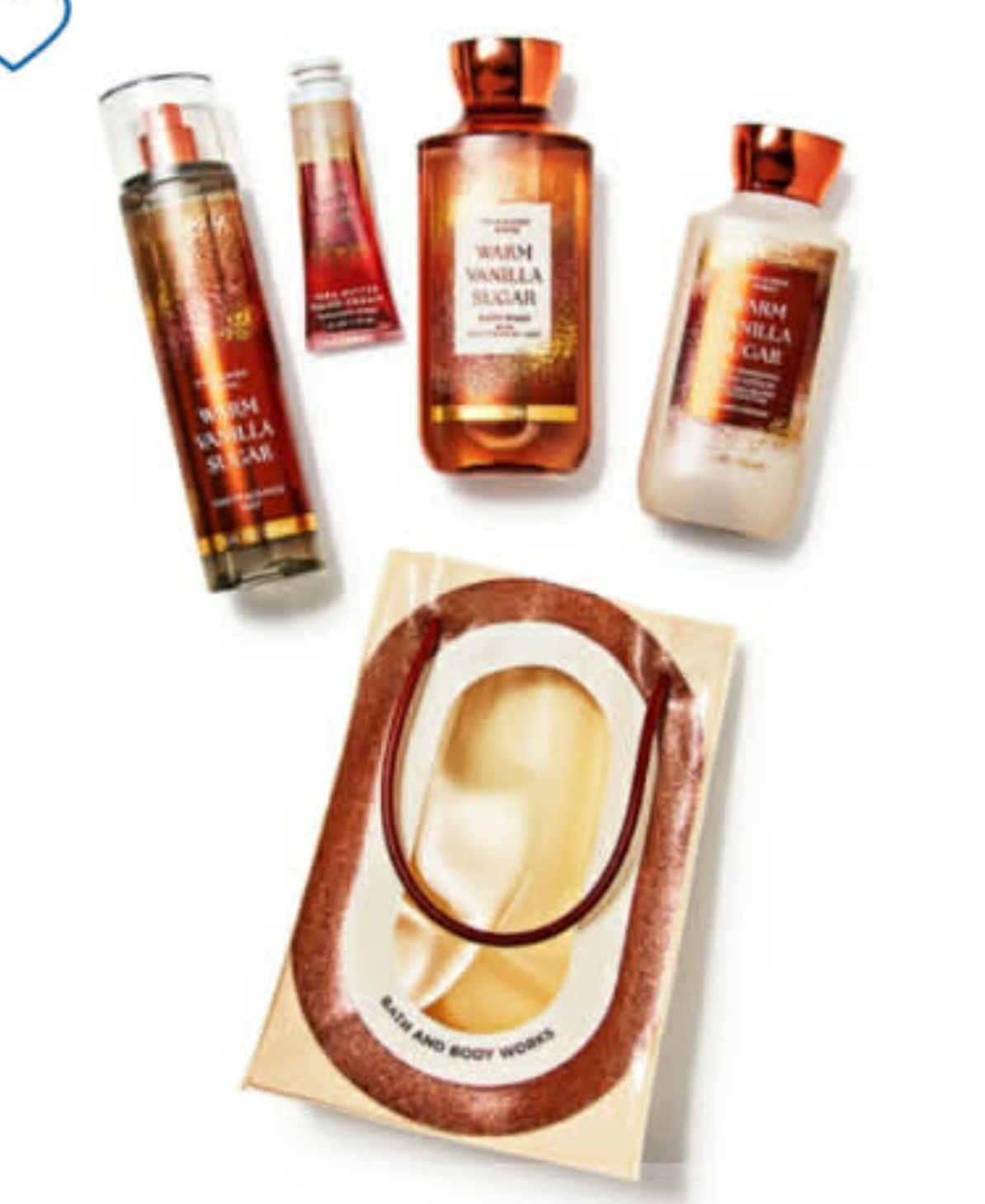 Bath & Body Works Warm Vanilla Sugar Gift Bag Set