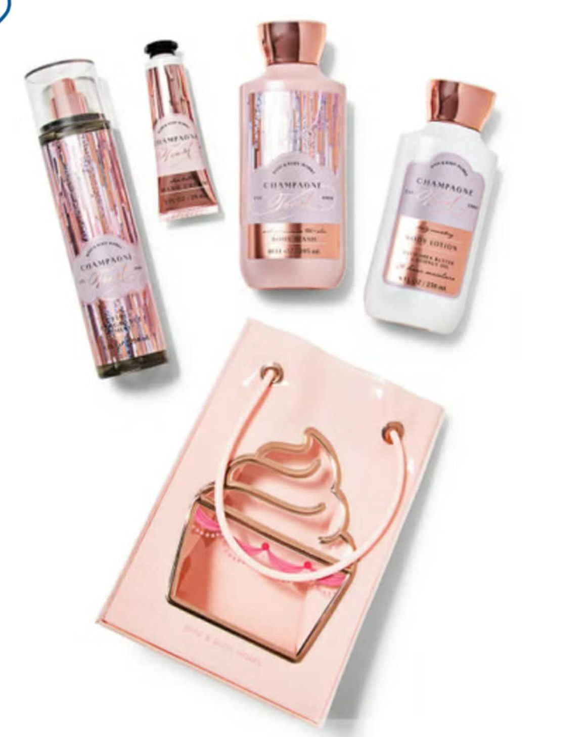Bath & Body Works Champagne Toast Gift Bag Set