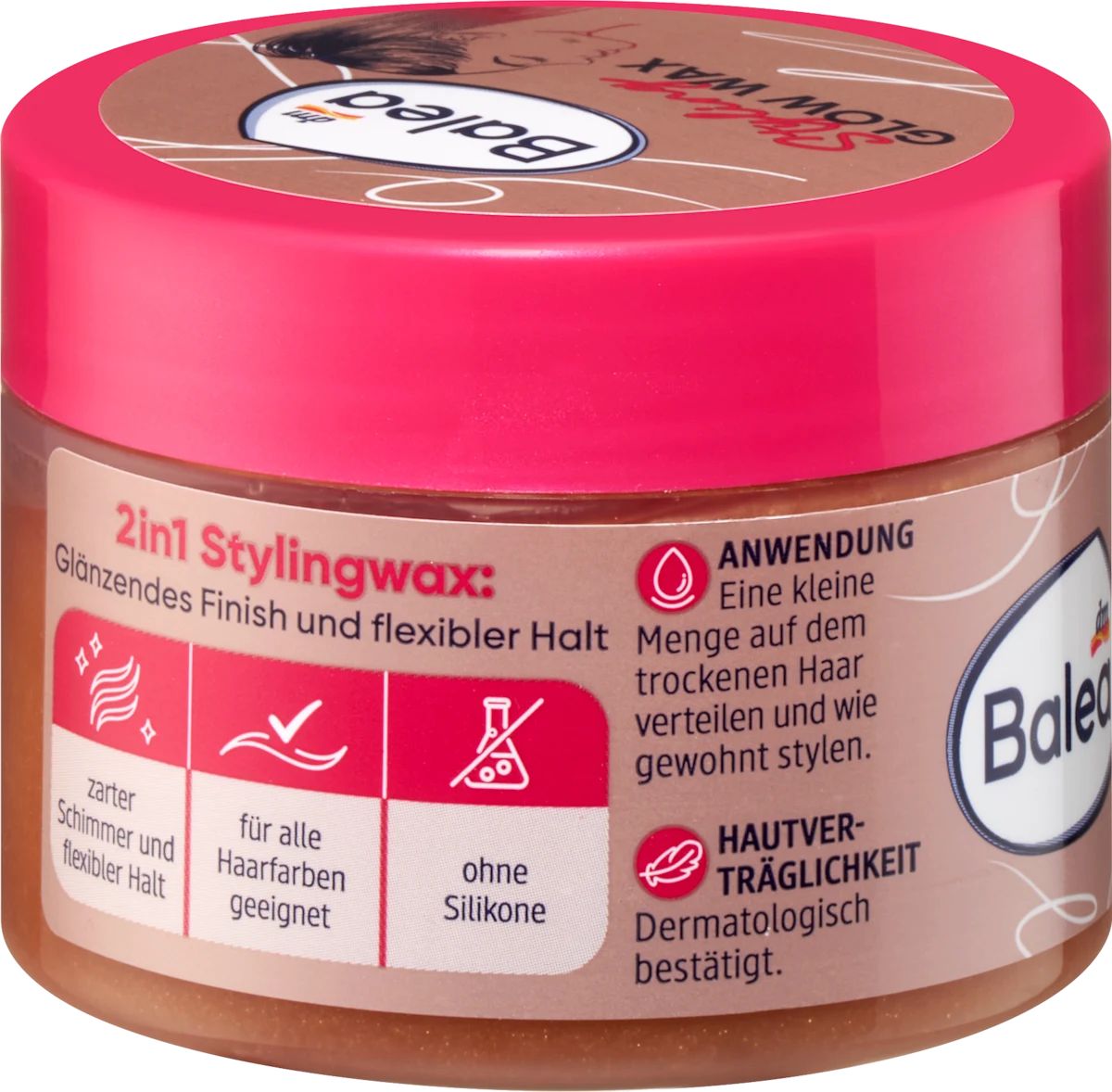 Balea Glow Wax hair wax, 75 ml