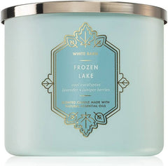 Frozen Lake Candle ~ 3 Wick Limited Edition Glass Lid Candle 444g