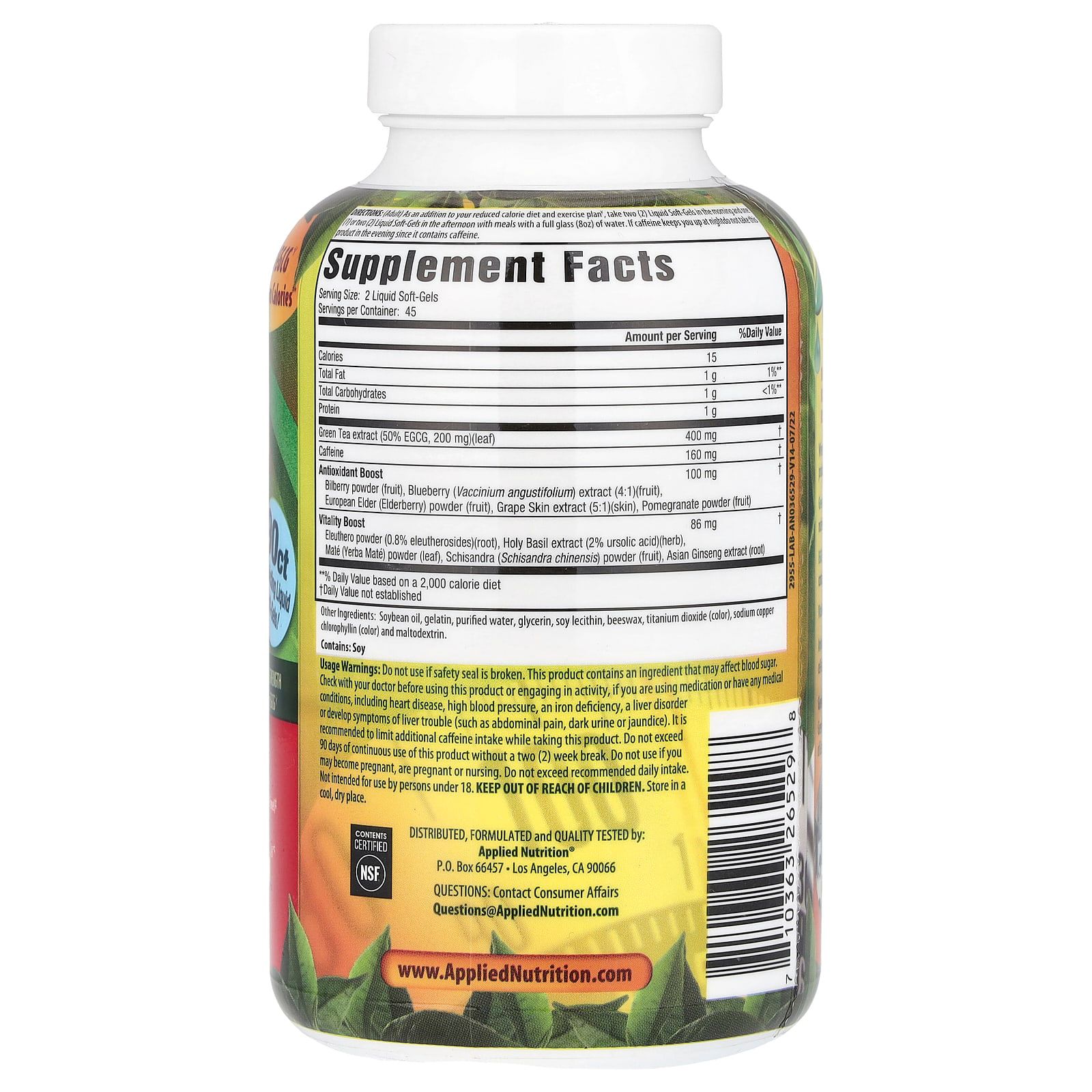 Tea Fat Burner®, 90 Fast-Acting Liquid Soft-Gels