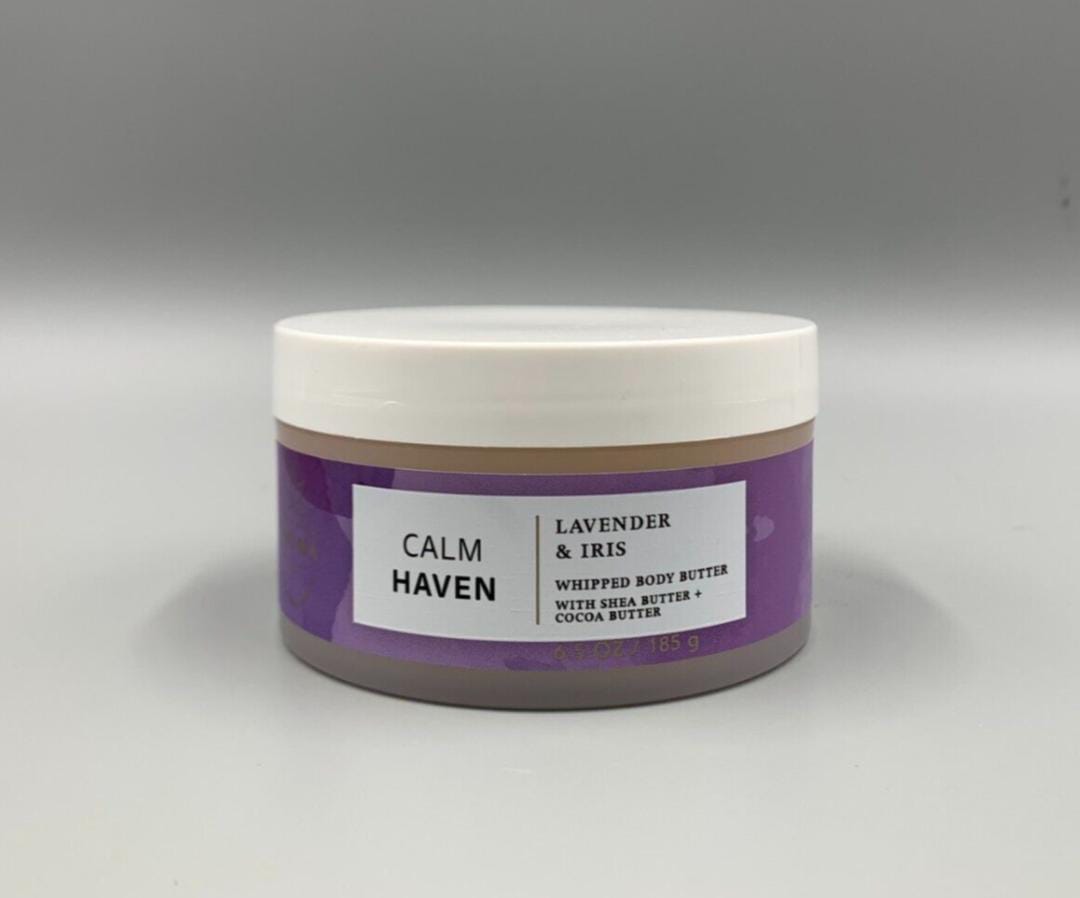 Bath & Body Works Calm Haven Lavender & Iris Whipped Body Butter 185 g