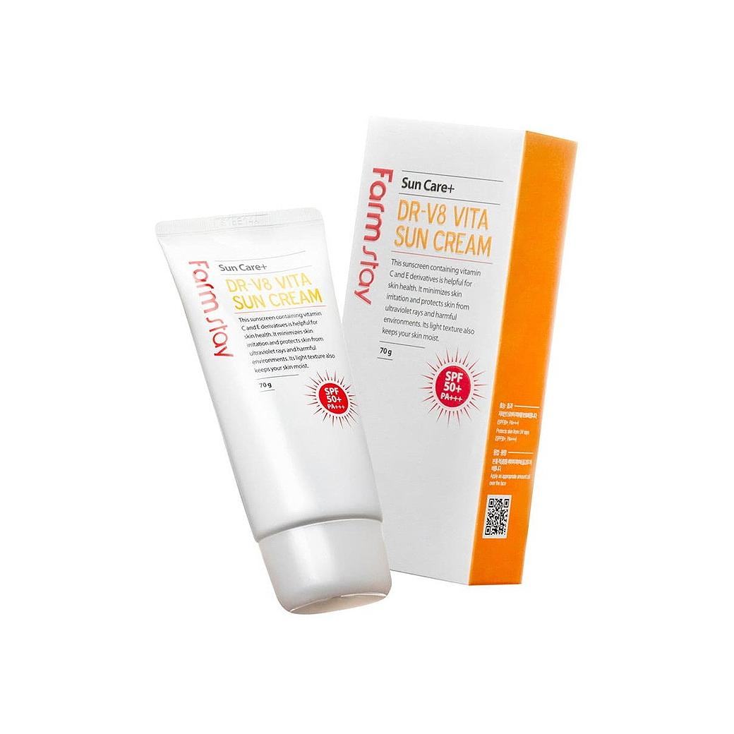 Farmstay sun care Dr-v8 vita sun cream SPF 50+ 70g