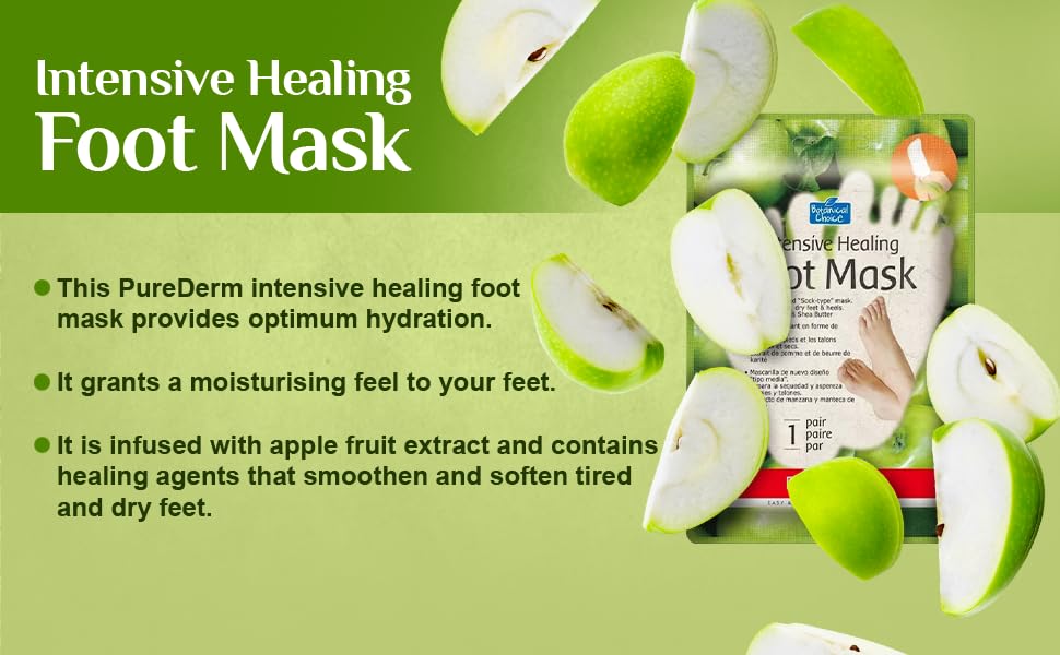 Purederm Intensive Healing Foot Mask - 1 Pair