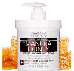 Advanced clinicals Manuka Honey Professional Face Cream – 454 g