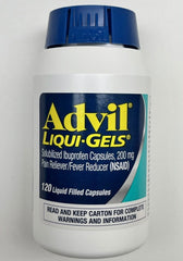 Advil Liqui-Gels 200mg, 120 Liquid Filled Capsules