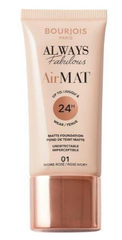 Bourjois Air Mat Undetectable Matte Finish Foundation - 01 Rose Ivory