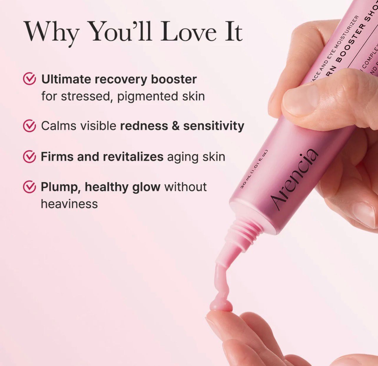 Arencia PDRN Booster Shot Face & Eye Moisturizer 30ml