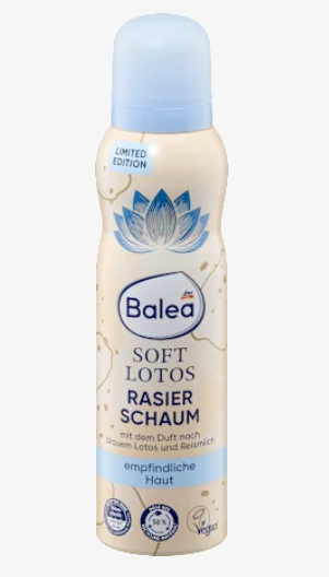 Balea Soft Lotus shaving foam, 150 ml