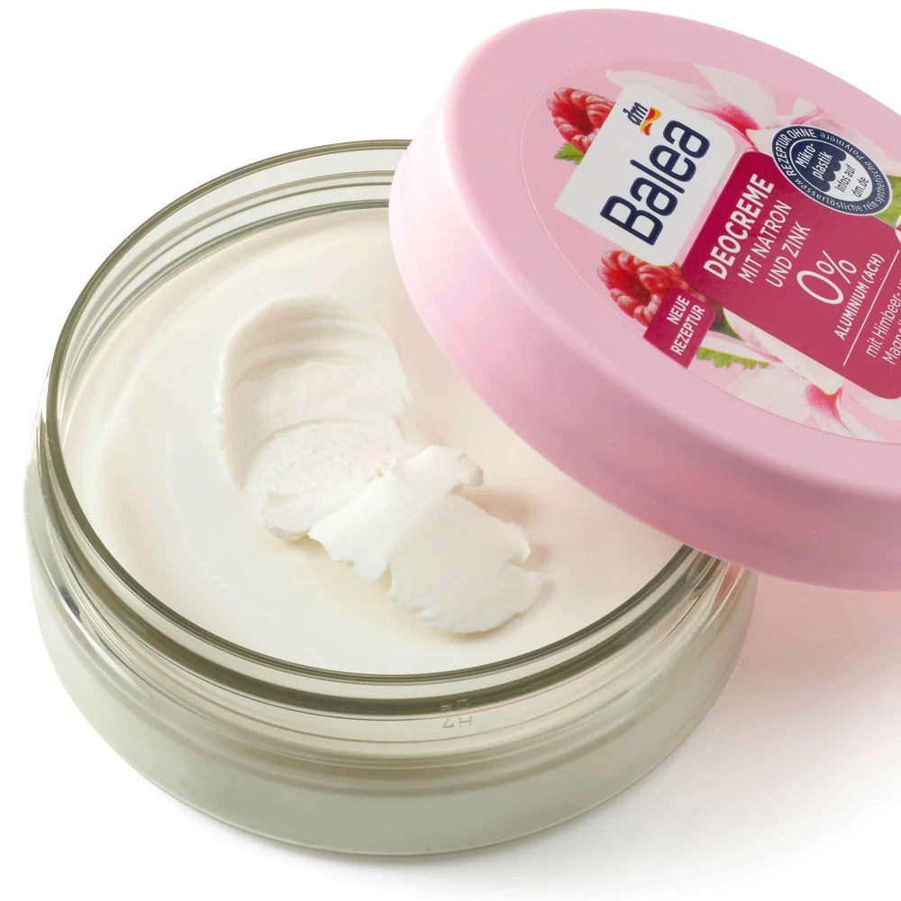 Balea Deodorant Cream With Baking Soda Raspberry & Magnolia Scent 50ml