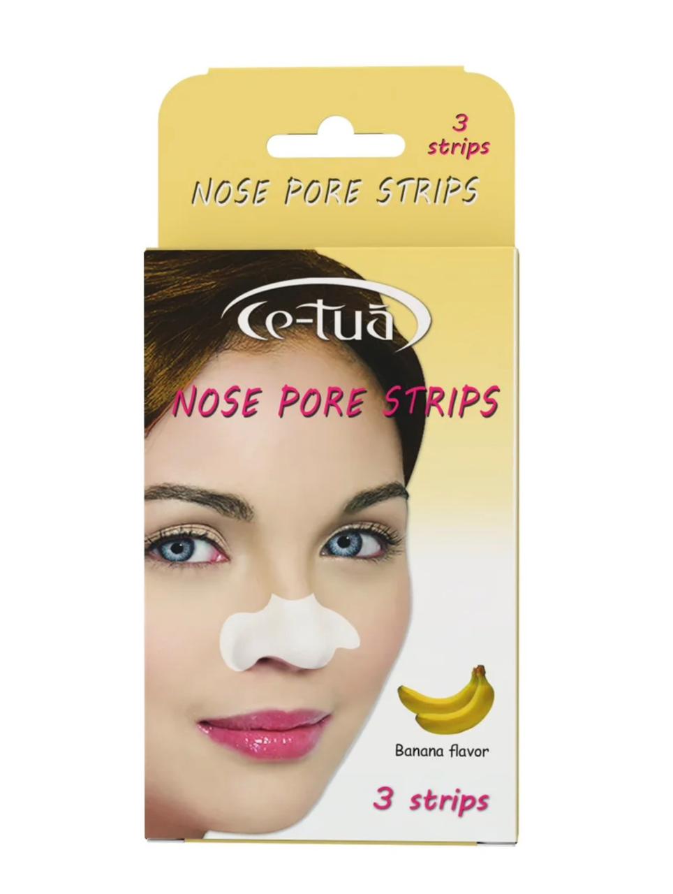 Ce-tua Nose Pore Strips Banana Flavor 3 Strips