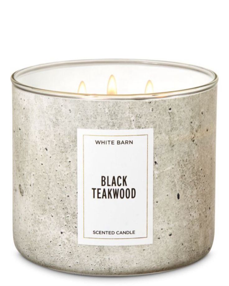 Bath & Body Works Black Teakwood 3-Wick Candle 411g