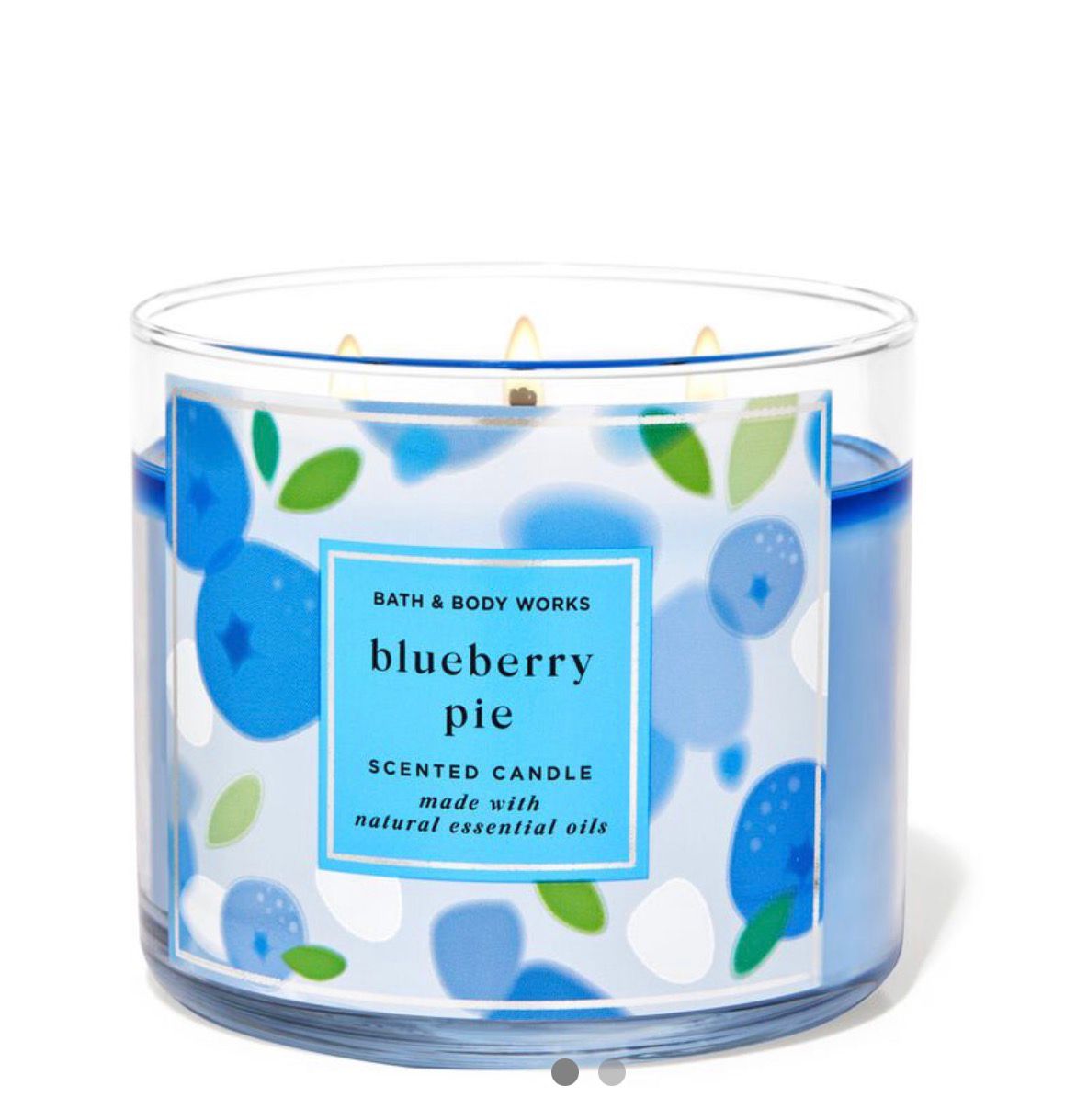 Bath & Body Works Blueberry Pie 3-Wick Candle 411g