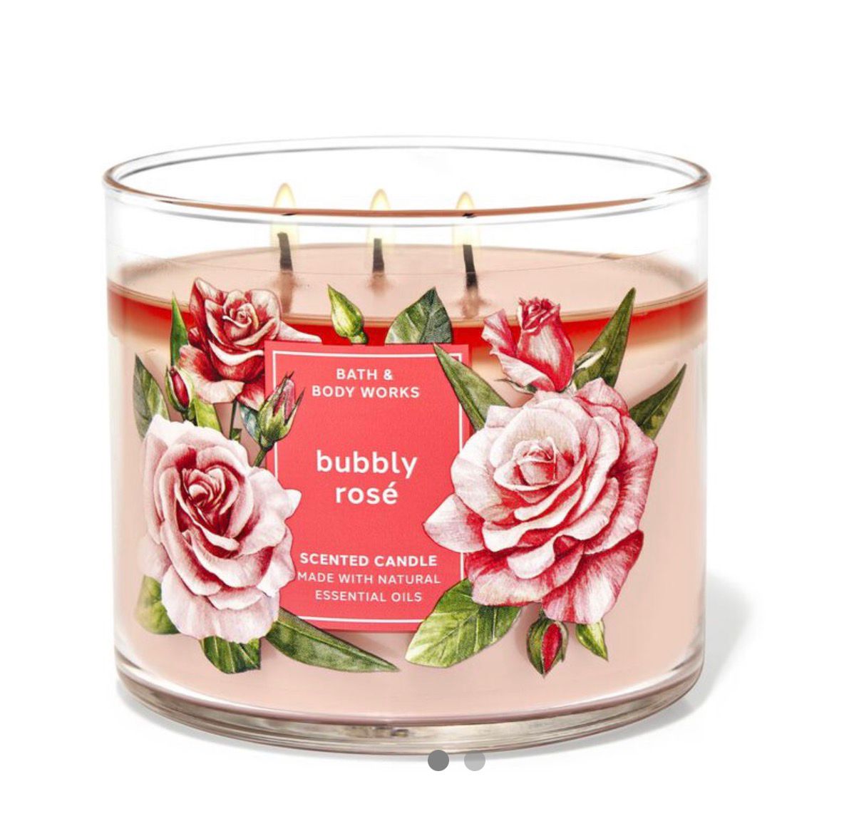 Bath & Body Works Bubbly Rosé 3-Wick Candle 411g