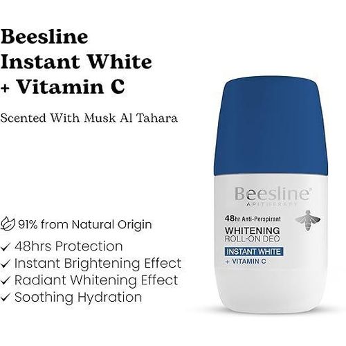 Beesline Whitening Roll-On Deodorant Instant White + Vitamin C 50ml