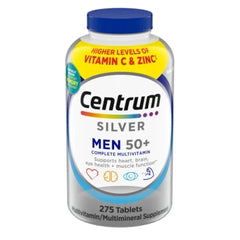 Centrum Silver Men 50+ Immune Support Multivitamin, 275 Tablets
