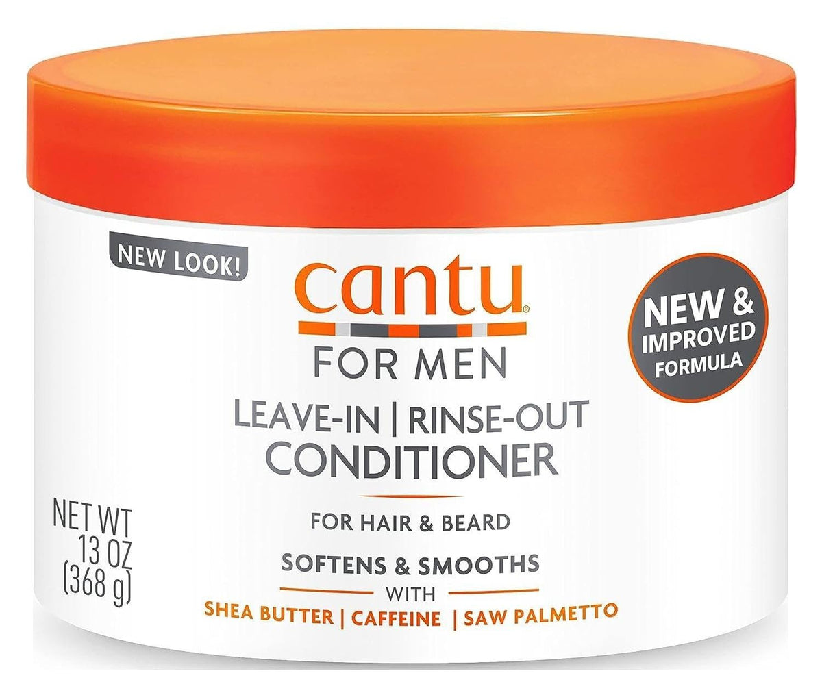 Cantu Leave-In Rinse-Out Conditioner For Men 368g