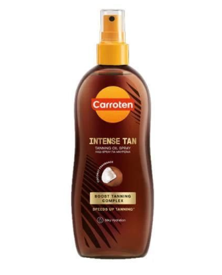 Carroten Intense Tan Tanning Oil Spray Coconut Fragrance 200ml